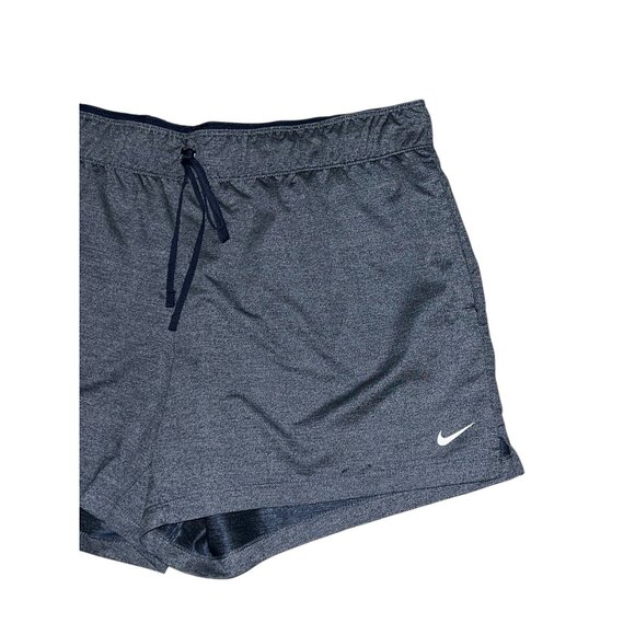 Nike Dri-Fit Navy Athletic Running Shorts Sz XL Womens Inner Lining & Drawstring - Picture 3 of 6